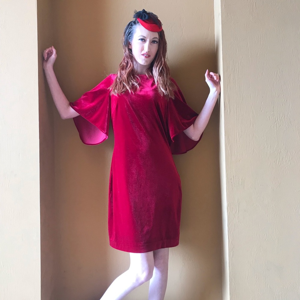 Belle Badgley Mischka Velvet Dress NWT - Picture 8 of 8